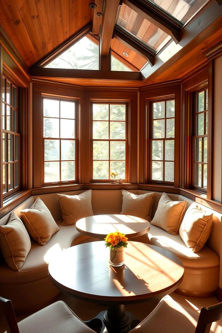 Cozy Breakfast Nook - 24 Eat in Kitchen Ideas