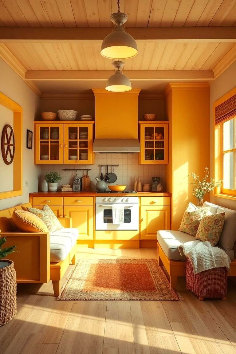 Cozy Bright Retreat - 24 Pale Yellow Kitchen Ideas