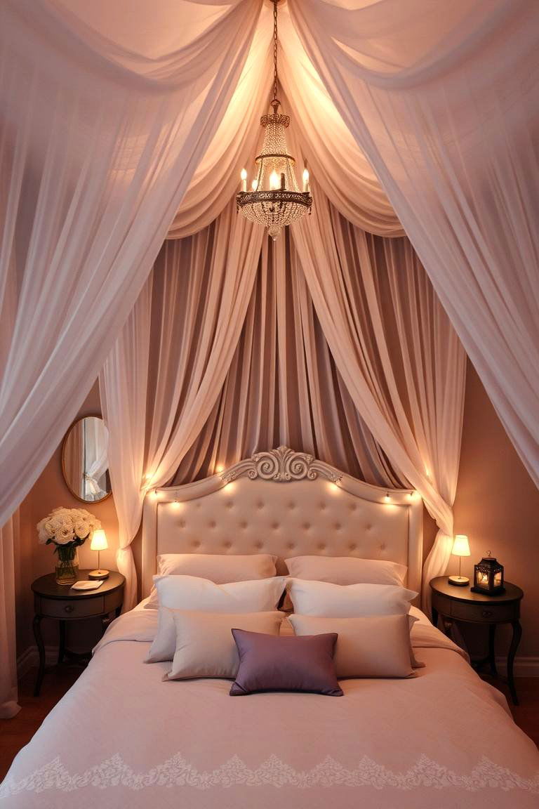 Cozy Canopy Retreat - 24 Cape Cod Upstairs Bedroom Ideas
