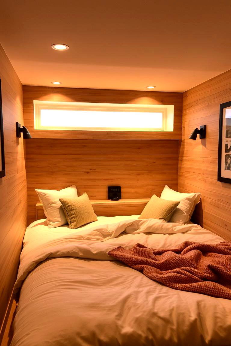Cozy Corner Bed with Integrated Reading Nook - 24 Corner Bed Ideas