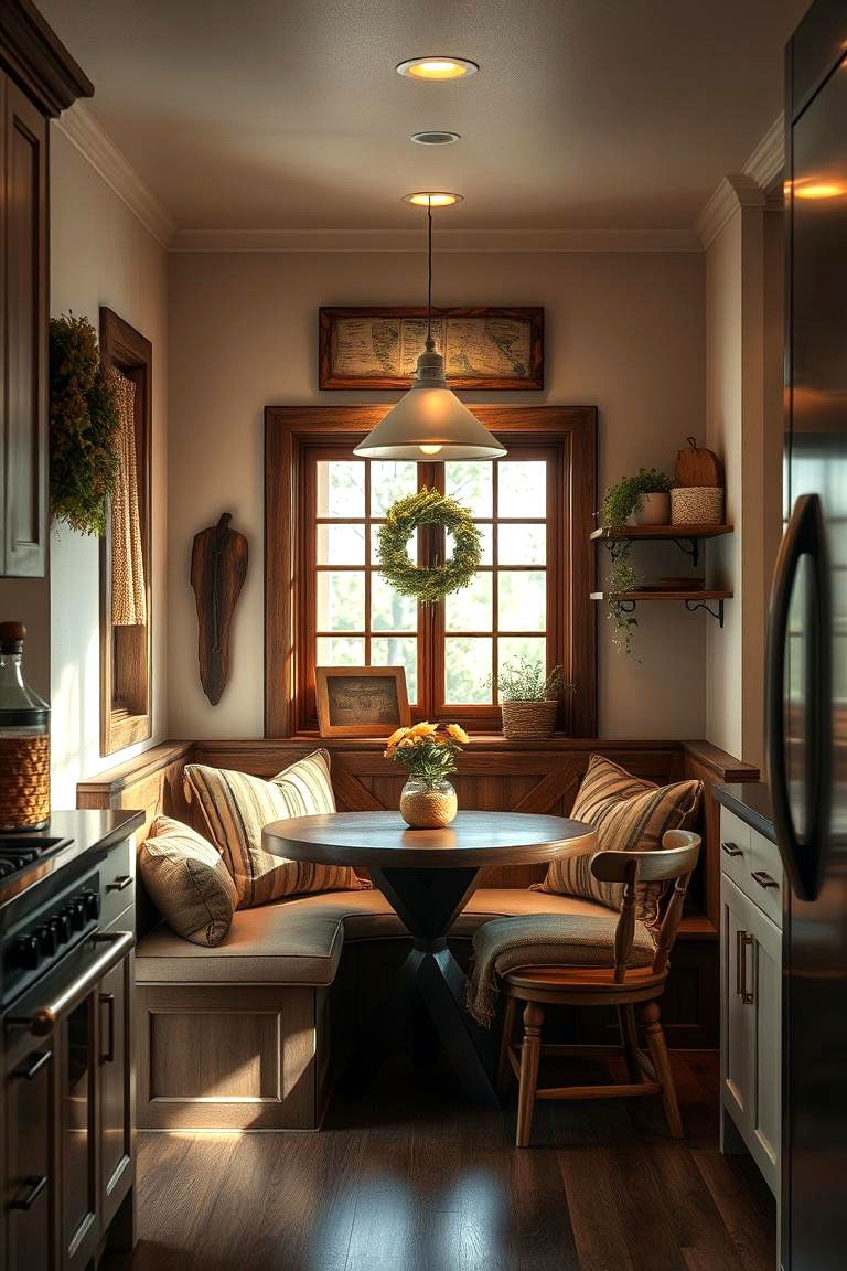 Cozy Corner Nooks - 24 Rustic Kitchen Ideas