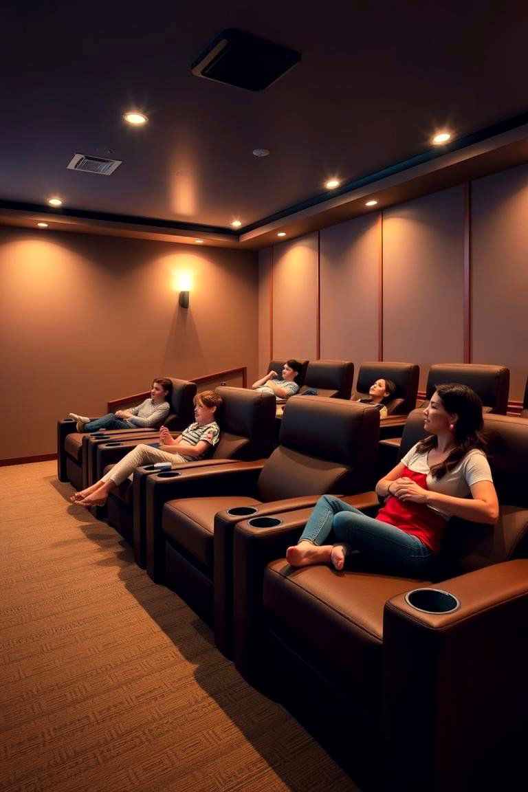 Cozy Family Cinema - 24 Media Room Ideas