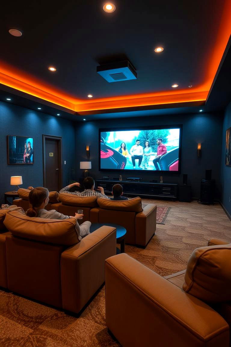 Cozy Family Entertainment Hub - 24 Tv Room Ideas