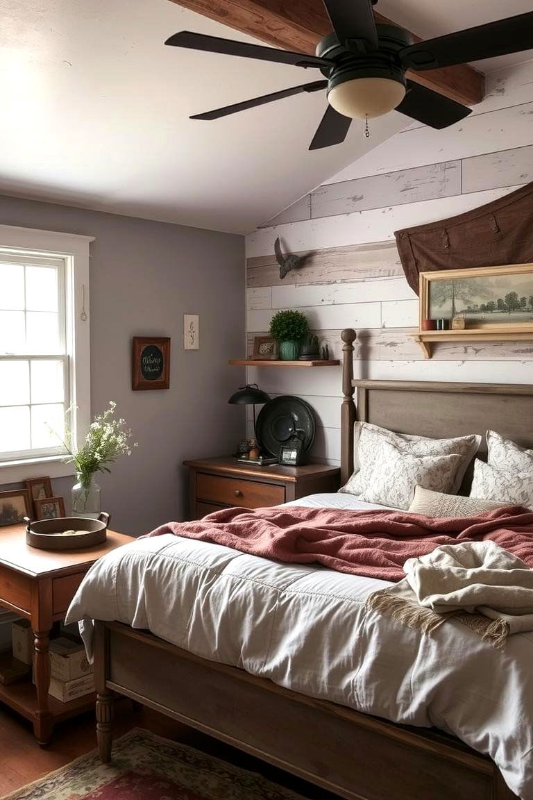 Cozy Farmhouse Nook - 24 Bedroom Ideas For Couples
