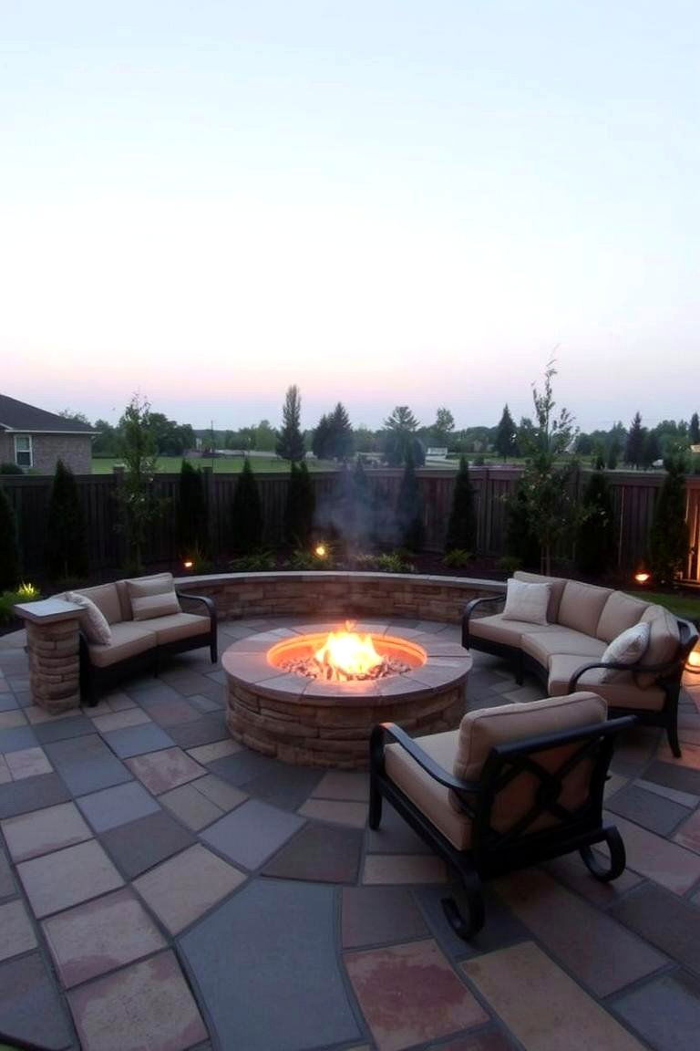 Cozy Fire Pit Area - 24 Backyard Patio Ideas