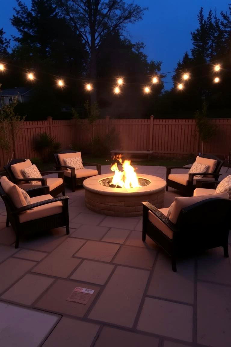 Cozy Fire Pit Area - 24 Outdoor Decor Ideas