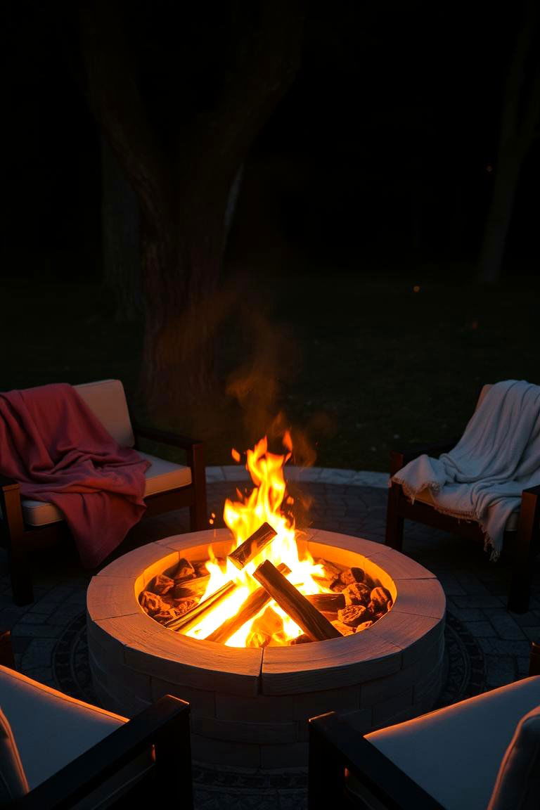 Cozy Fire Pit Retreat - 24 Boho Patio Ideas