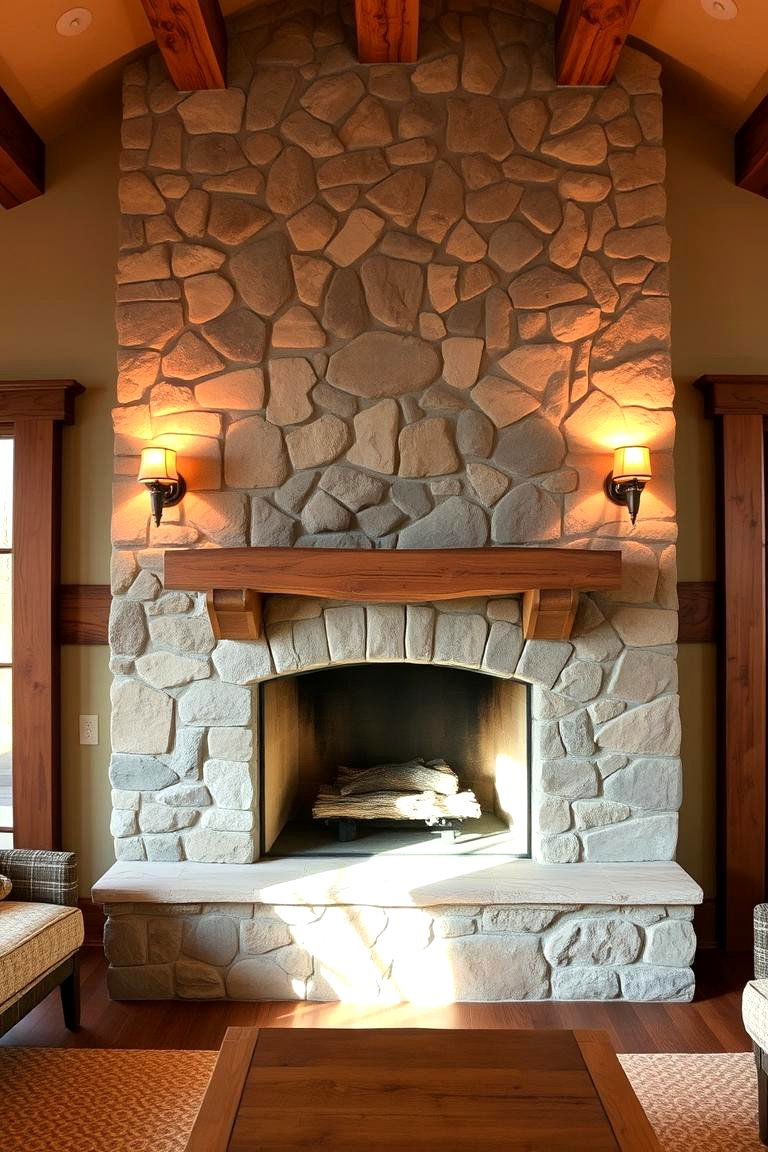 Cozy Fireplace Lighting - 24 Living Room Lighting Ideas