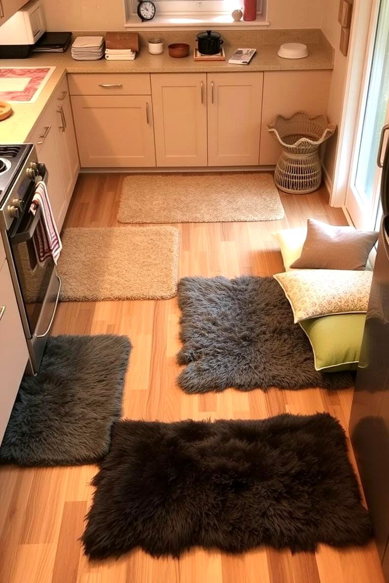 Cozy Floor Mats and Cushions - 24 Cozy Kitchen Ideas