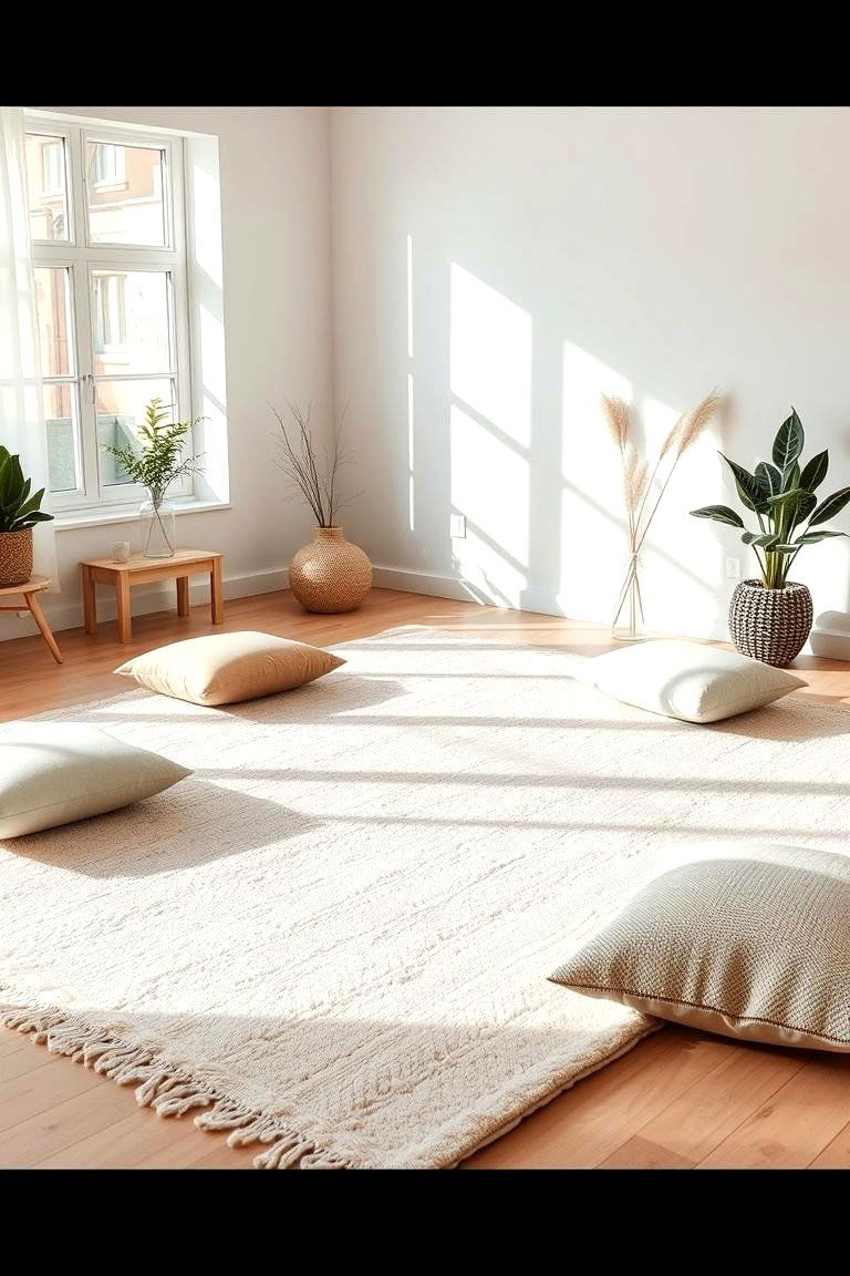 Cozy Floor Mats for a Minimalist Look - 24 Floor Seating Ideas