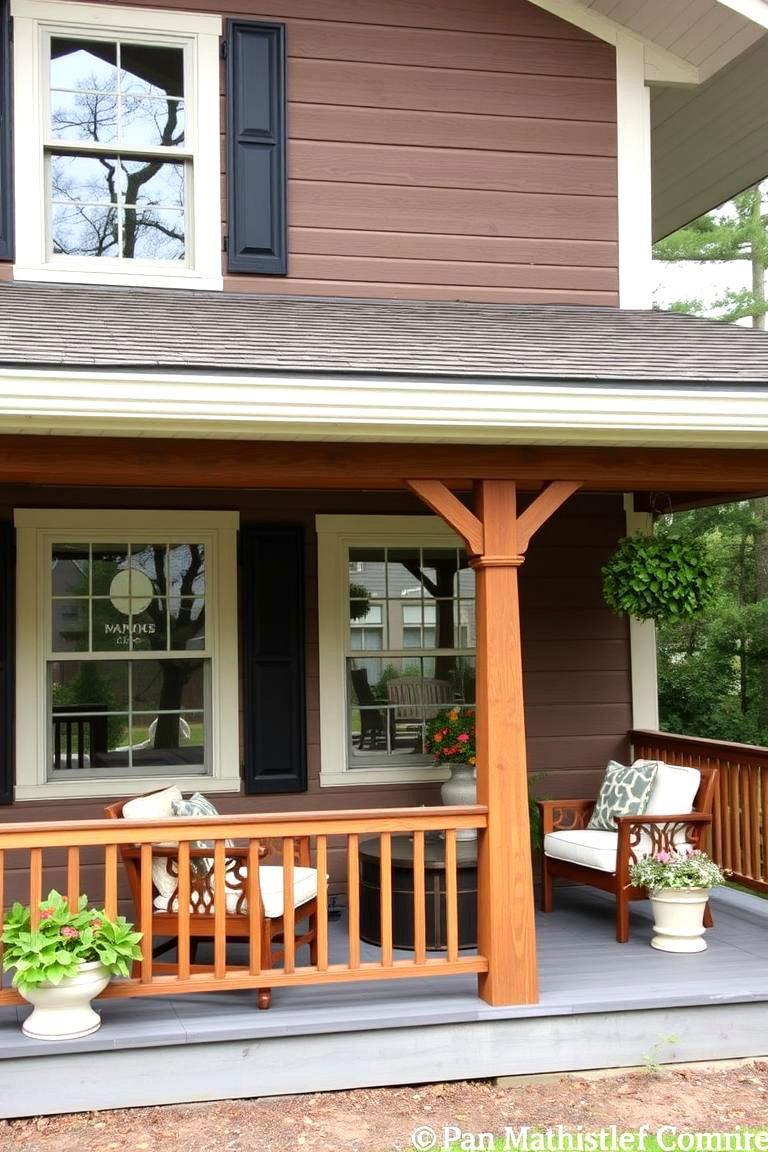 Cozy Front Porch - 24 Barn House Exterior Ideas