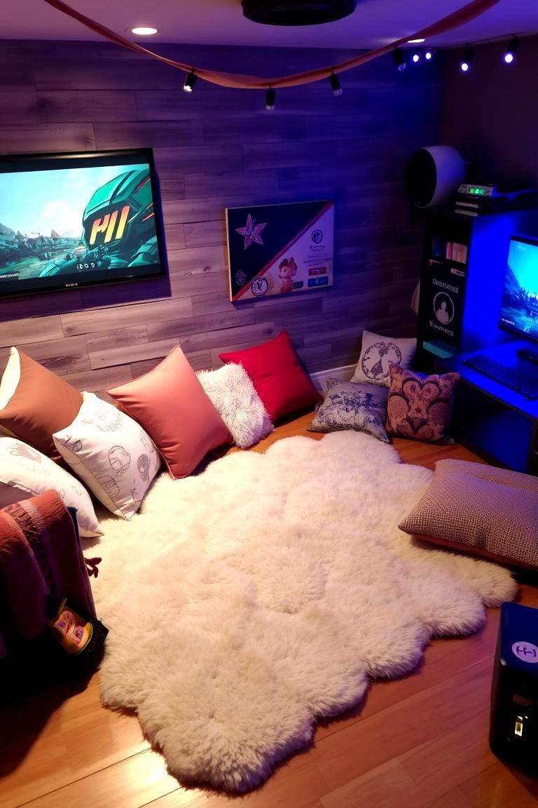 Cozy Gaming Zone - 24 Gaming Bedroom Ideas