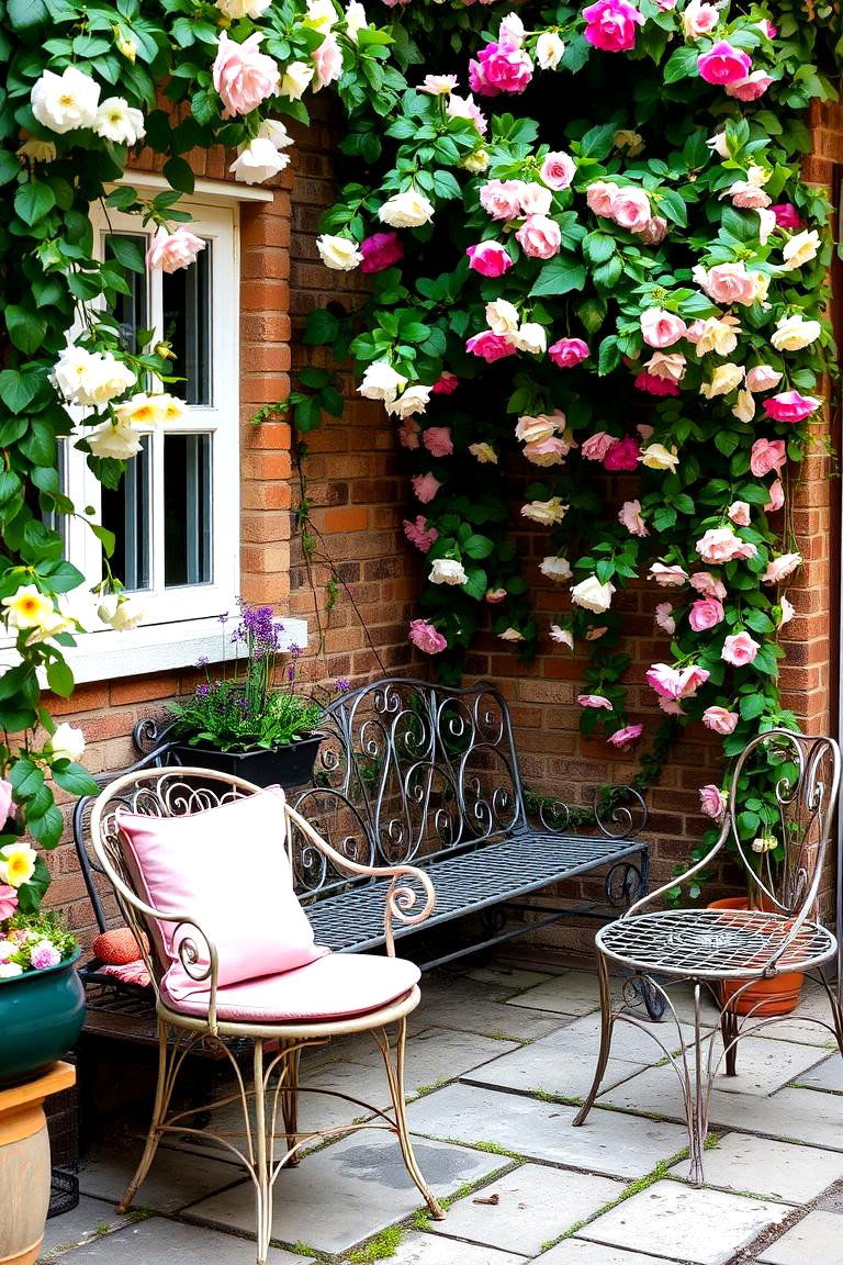 Cozy Garden Seating Areas - 24 Cottage Garden Ideas