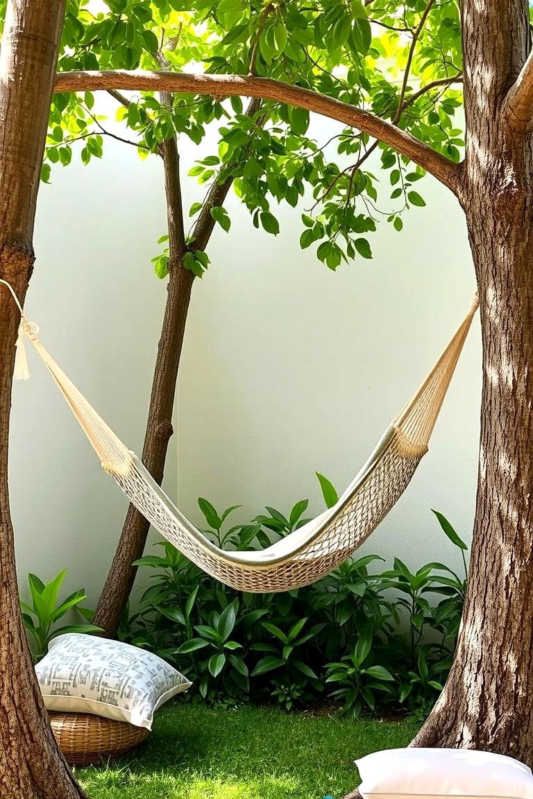 Cozy Hammock Corner - 24 Backyard Patio Ideas