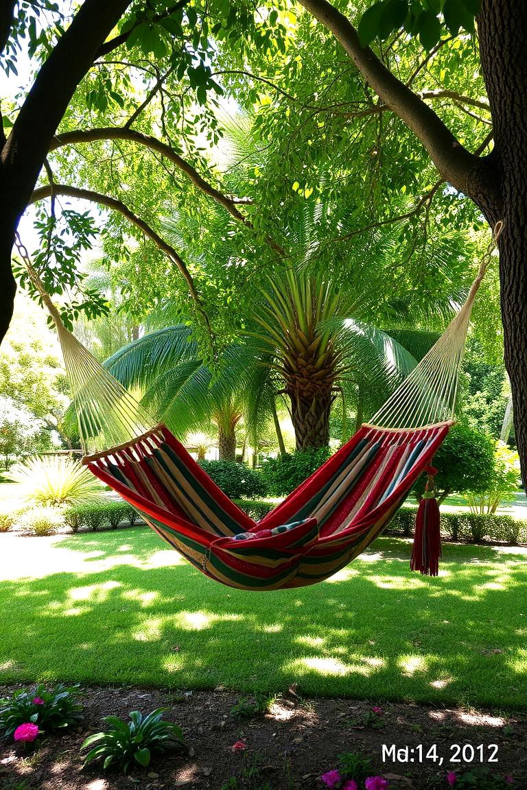 Cozy Hammock Retreat - 24 Garden Furniture Ideas