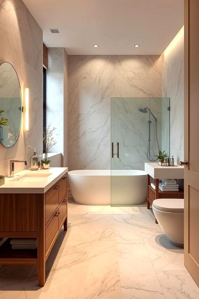 Cozy Heated Flooring Systems - 24 Family Bathroom Ideas