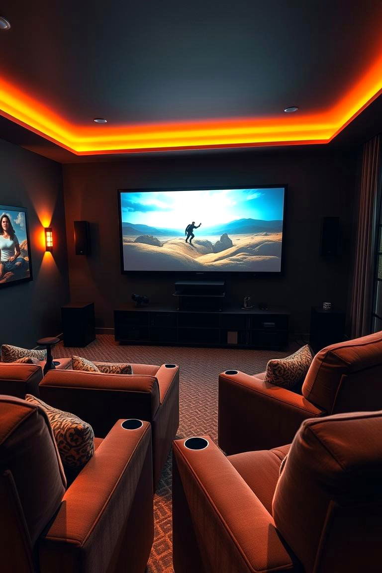 Cozy Home Theater Streaming Setup - 24 Streaming Setup Ideas