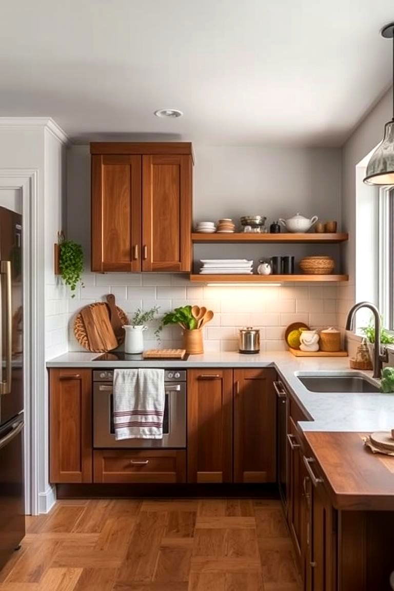 Cozy Inviting Atmosphere - 24 One Wall Kitchen Ideas