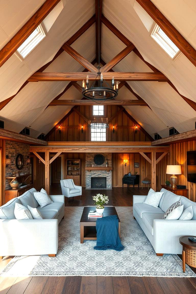 Cozy Loft Retreat - 24 Pole Barn Interior Ideas