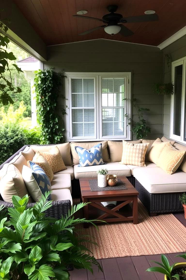 Cozy Lounge Area - 24 Back Porch Ideas