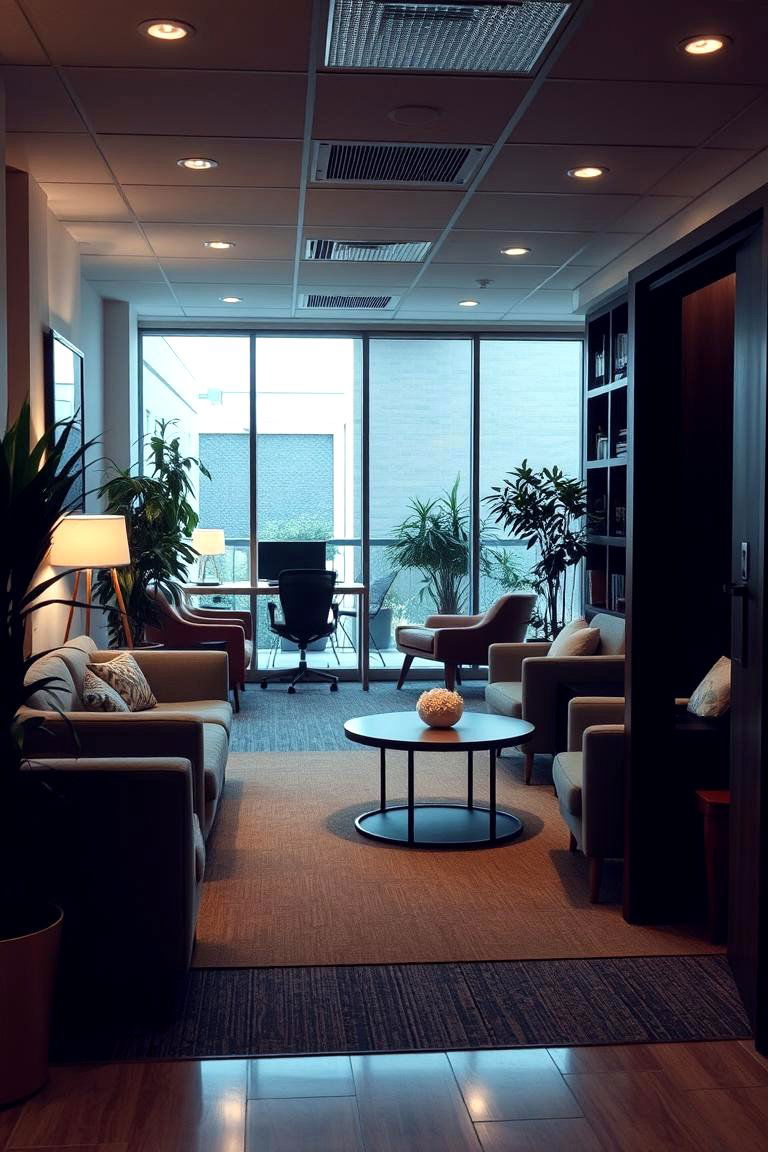 Cozy Lounge Areas - 24 Small Office Ideas
