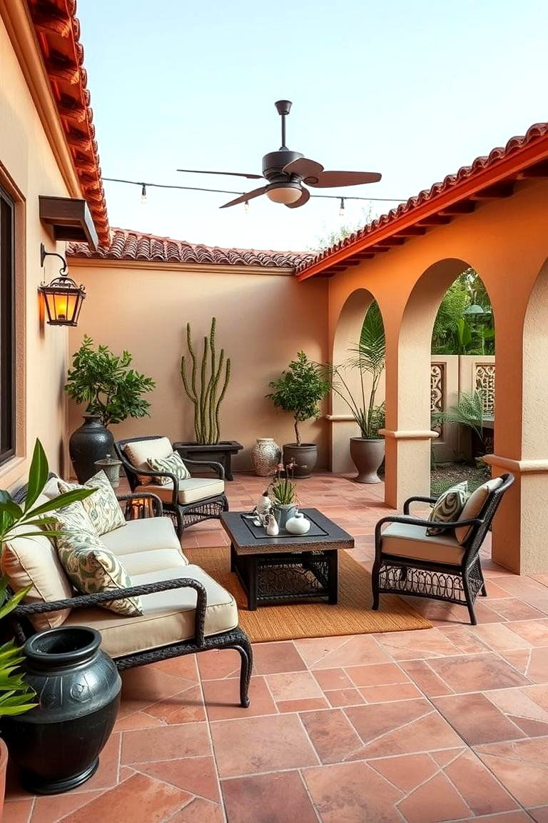 Cozy Mediterranean Patio Spaces - 24 Mediterranean House Exterior Ideas