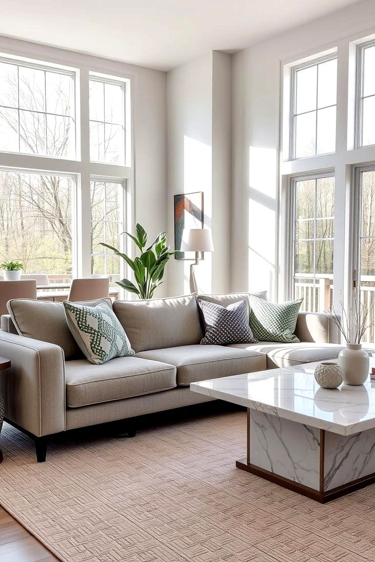 Cozy Minimalism with Neutral Tones - 24 Modern Living Room Ideas