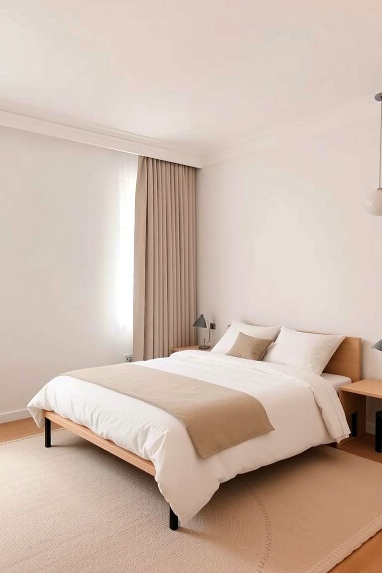 Cozy Minimalism with Neutral Tones - 24 Guest Bedroom Ideas