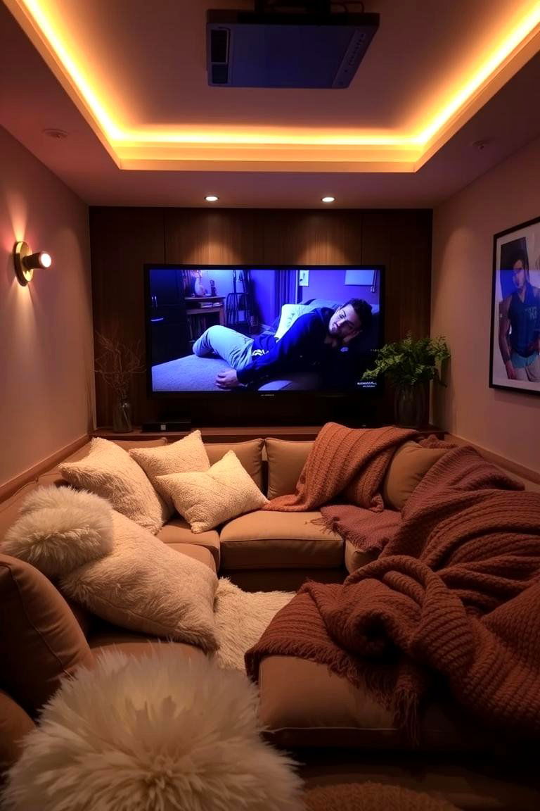 Cozy Nook for Media - 24 Small Media Room Ideas