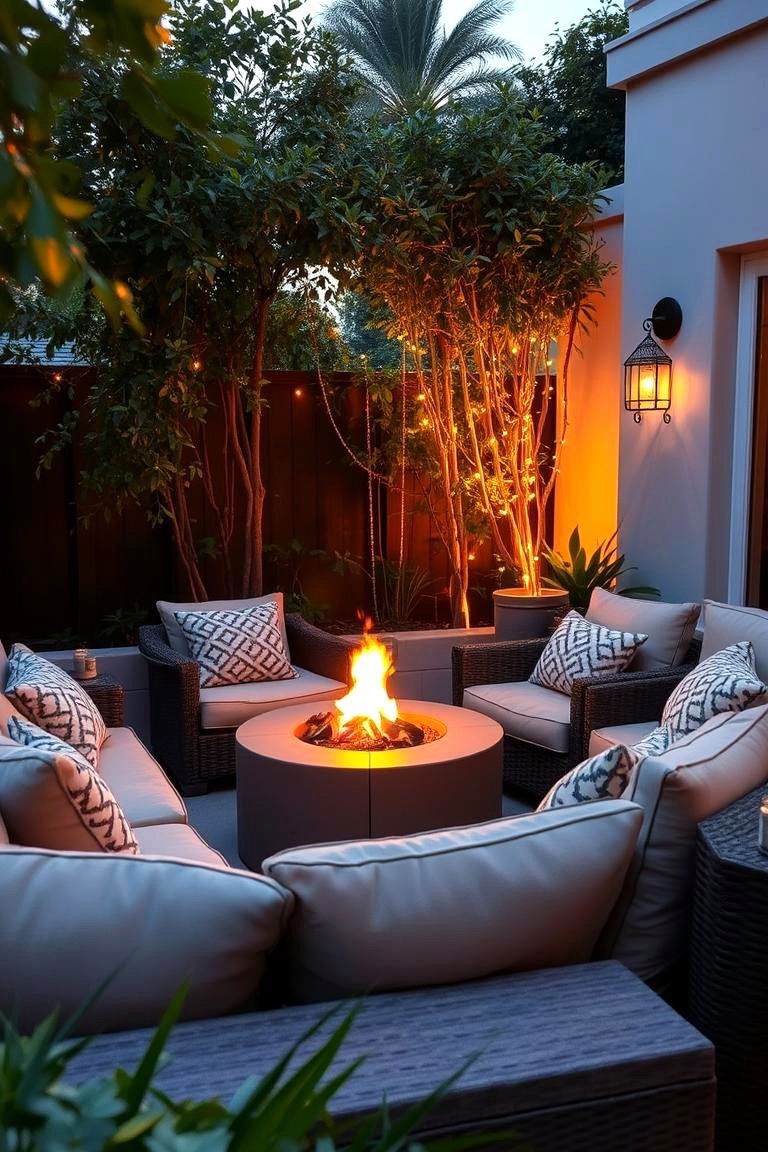 Cozy Outdoor Lounge - 24 Outdoor Living Space Ideas