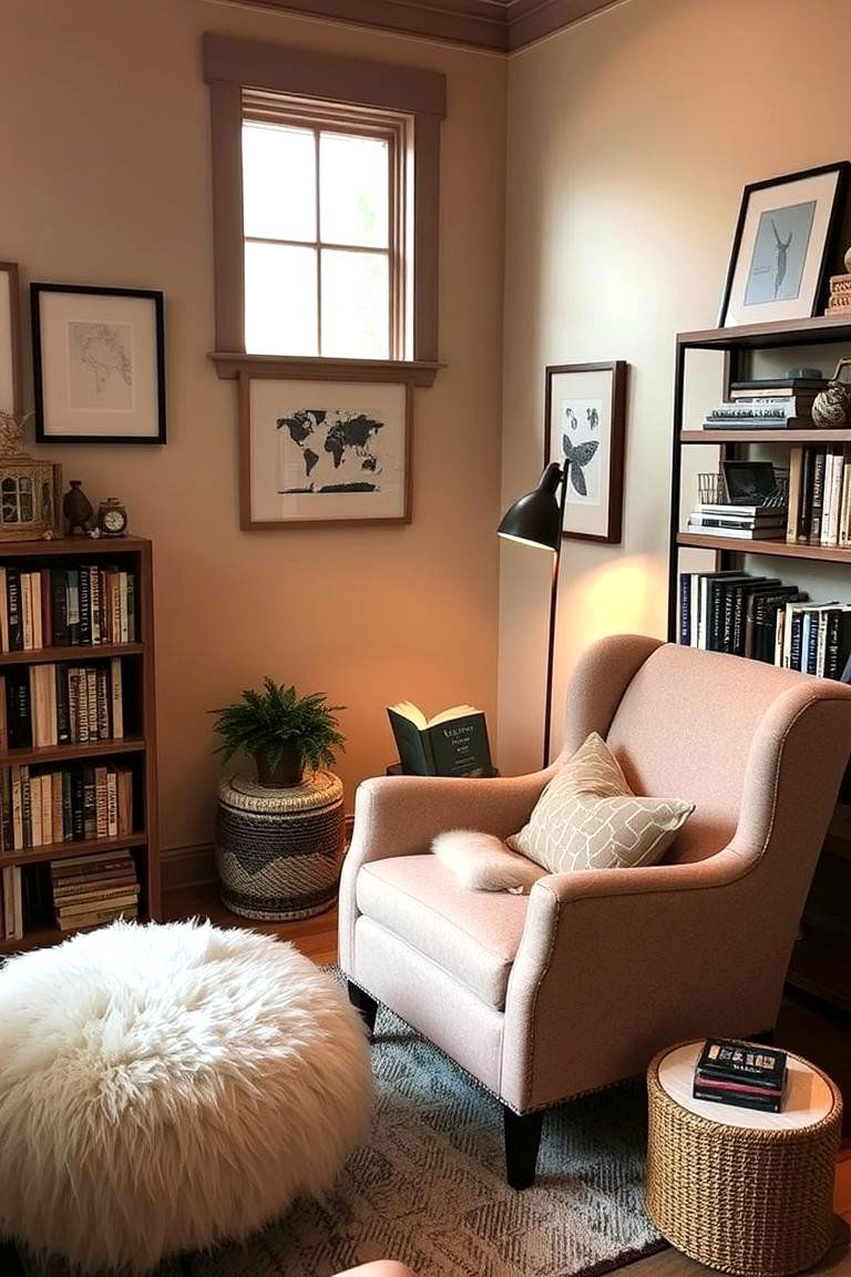 Cozy Reading Corner Retreat - 24 Preppy Living Room Ideas