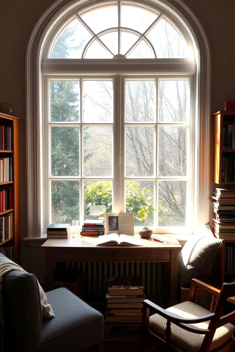 Cozy Reading Desk - 24 Desk in Front of Window Ideas
