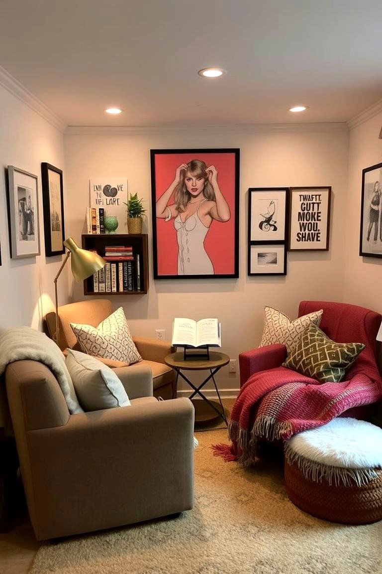Cozy Reading Hideaway - 24 Taylor Swift Themed Bedroom Decor Ideas