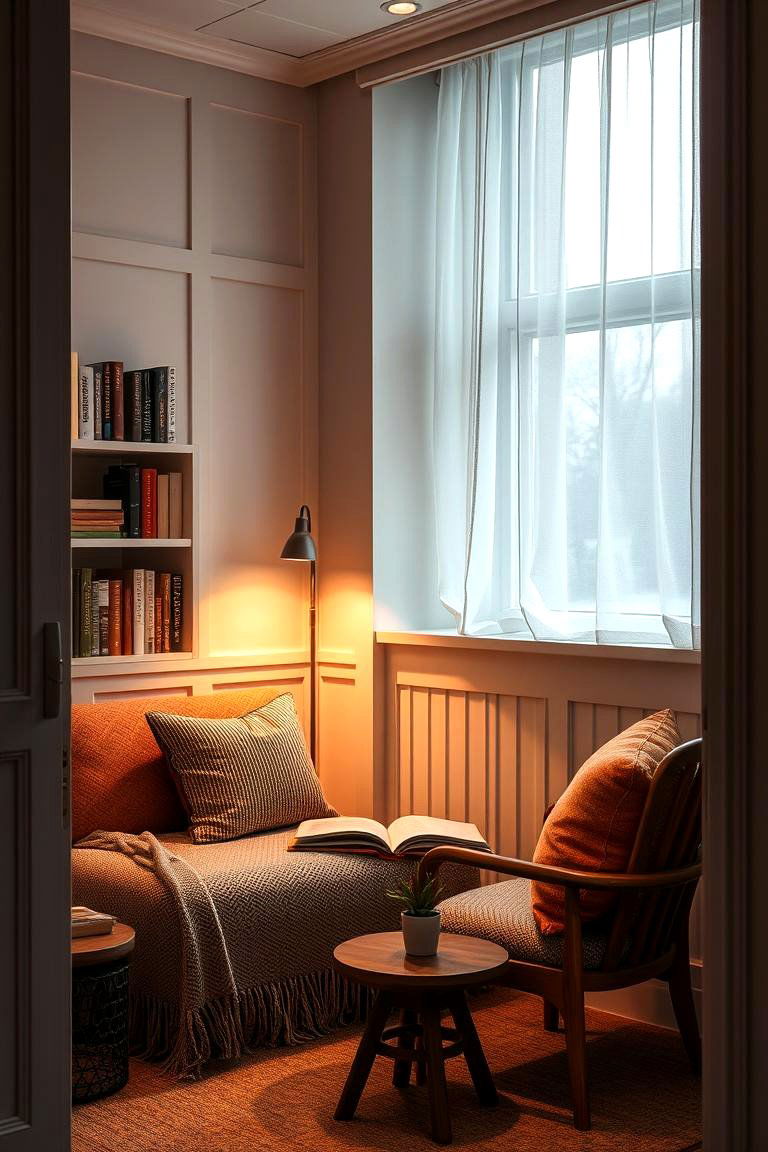 Cozy Reading Nook - 24 Boys Dorm Room Ideas