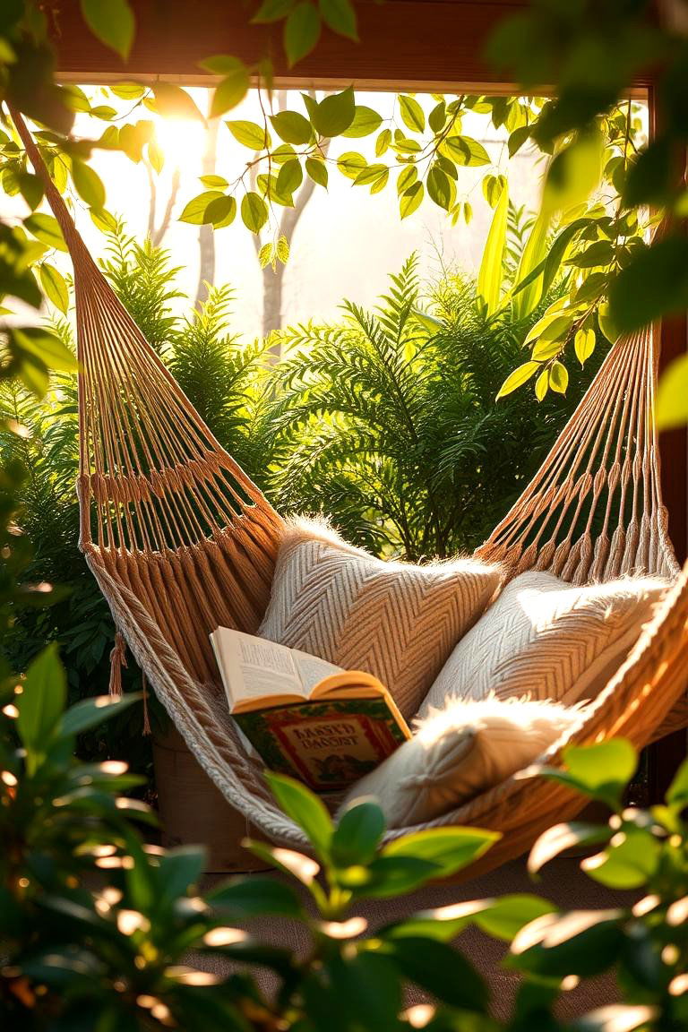 Cozy Reading Nook - 24 Corner Garden Ideas