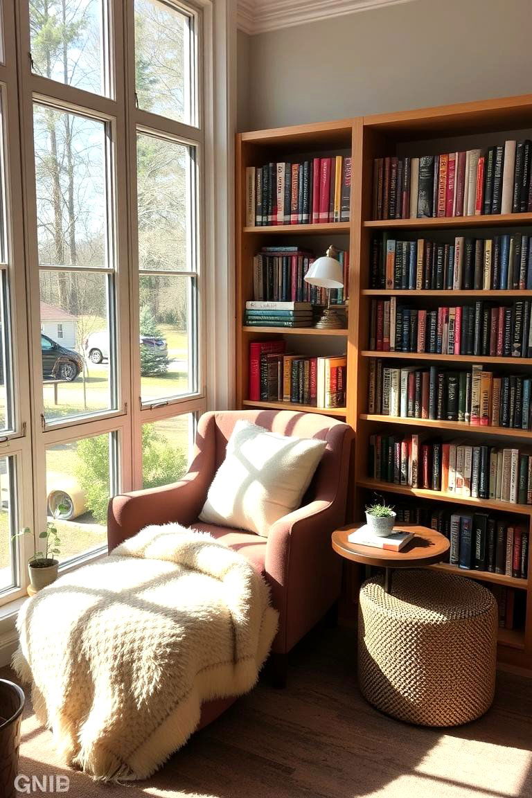 Cozy Reading Nook - 24 Enclosed Porch Ideas