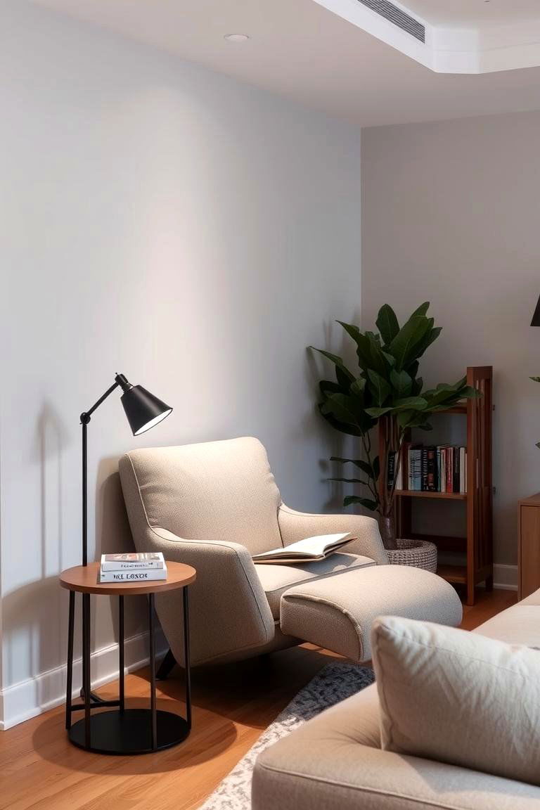 Cozy Reading Nook - 24 Mid-Century Modern Living Room Ideas