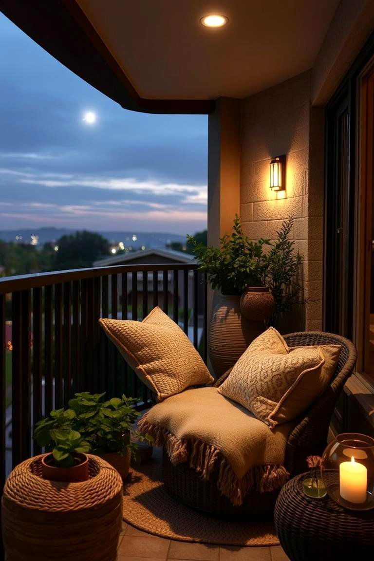 Cozy Reading Nook - 24 Penthouse Balcony Ideas
