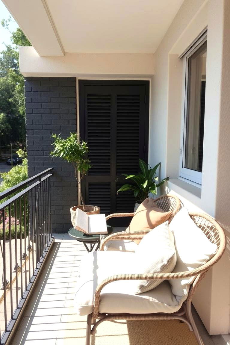 Cozy Reading Nook - 24 Balcony Deck Ideas