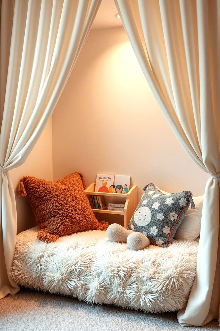 Cozy Reading Nook - 24 Toddler Room Ideas