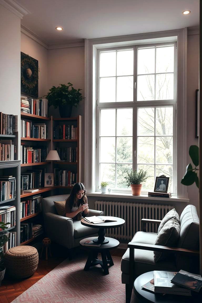 Cozy Reading Nook - 24 Barndominium Interior Ideas