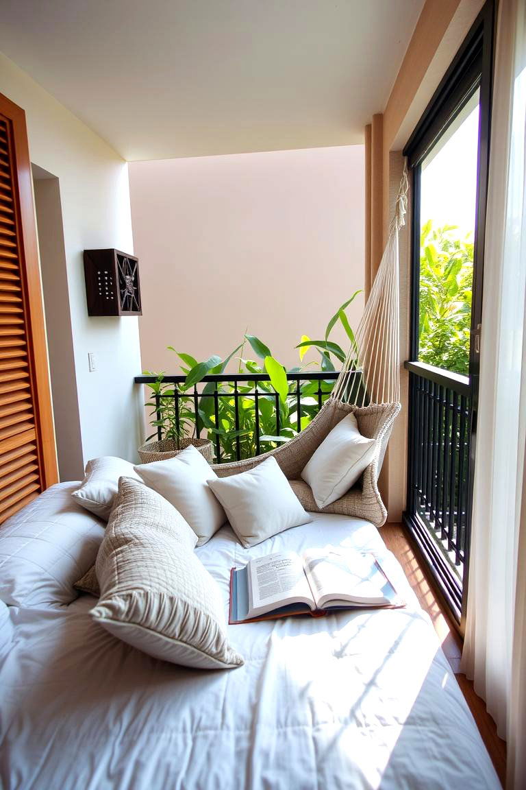 Cozy Reading Nook - 24 Bedroom Balcony Ideas