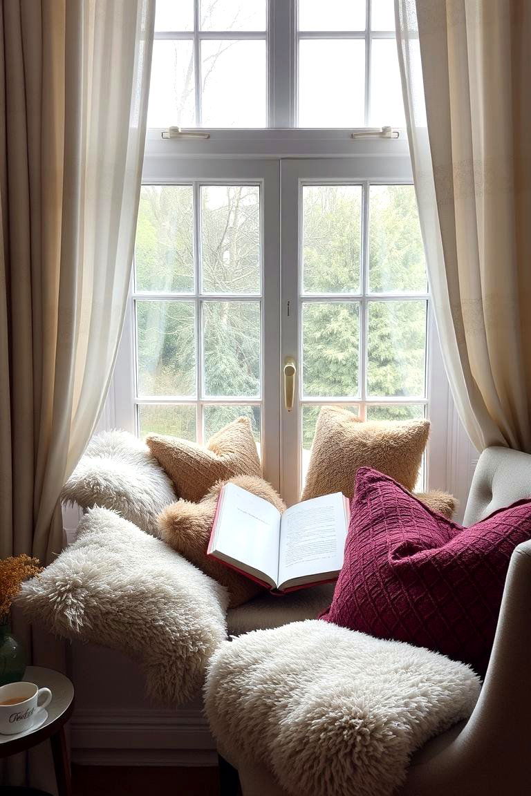 Cozy Reading Nook by the Window - 24 Morning Room Ideas