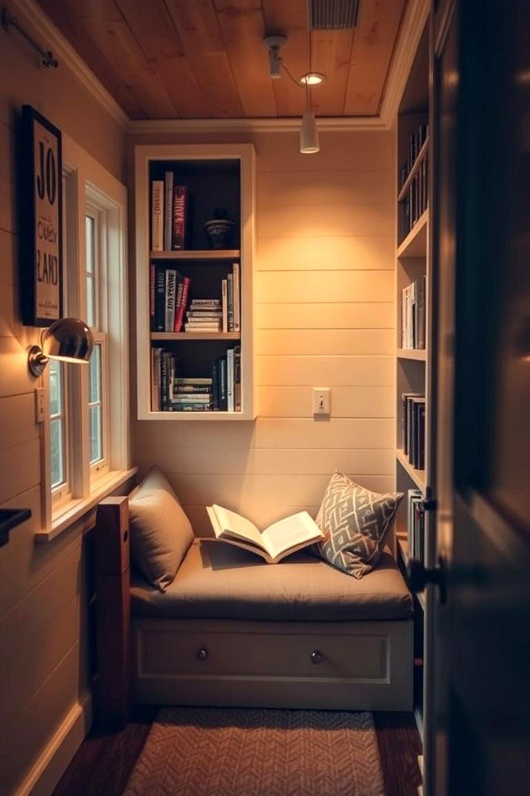 Cozy Reading Nooks - 24 Tiny House Design Ideas