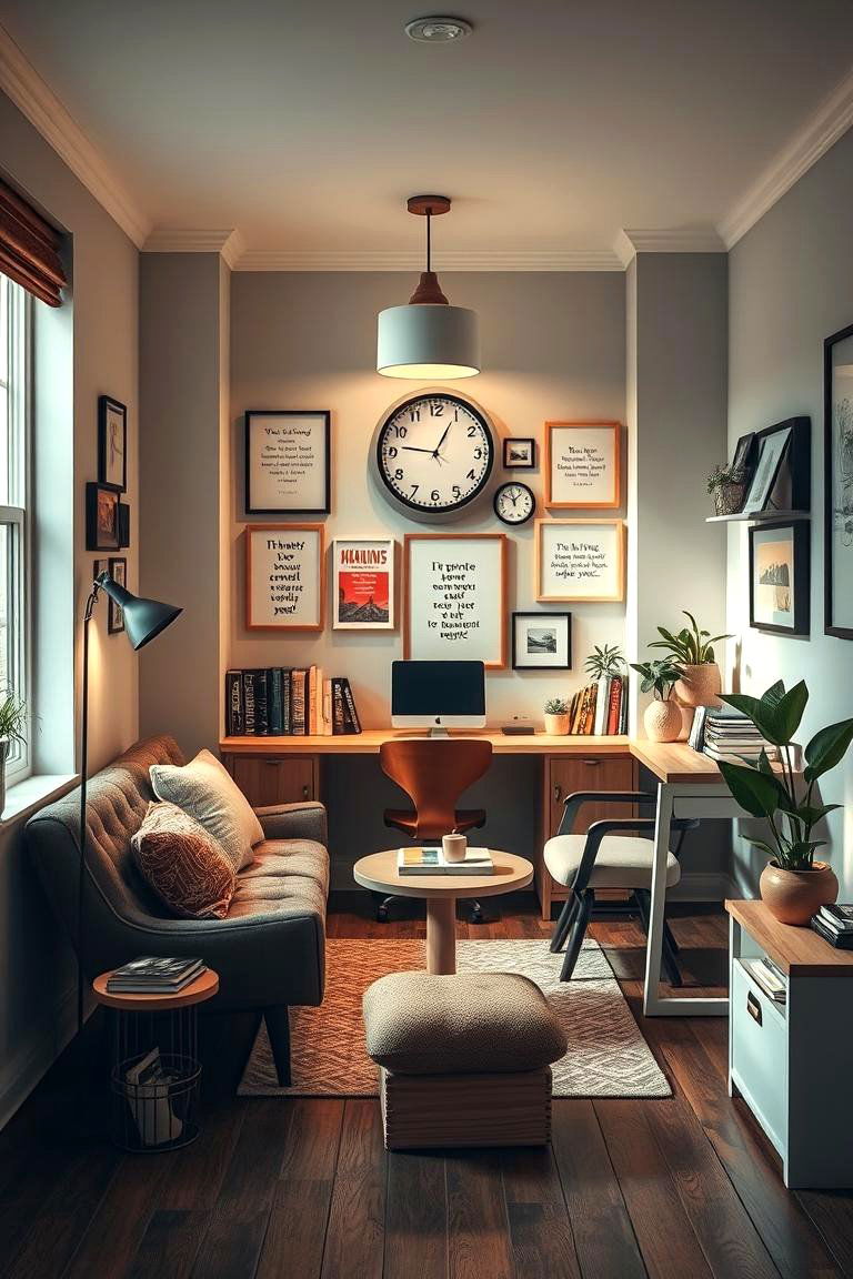 Cozy Reading and Brainstorming Nook - 24 Content Creator Room Ideas