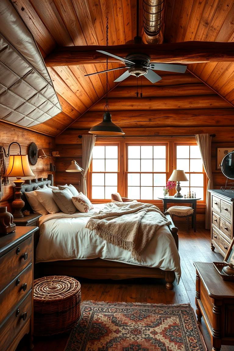 Cozy Rustic Haven - 24 Bedroom Layout Ideas