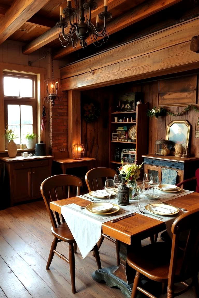 Cozy Rustic Sunroom - 24 Sunroom Dining Room Ideas