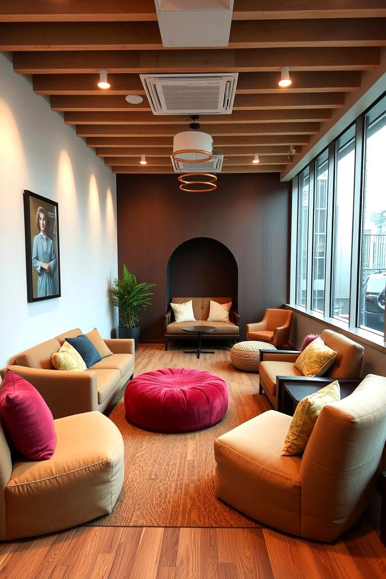 Cozy Seating Arrangements - 24 Boy and Girl Shared Small Room Ideas
