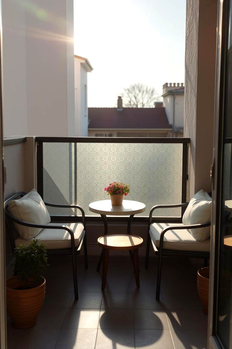 Cozy Seating Nook - 24 Small Balcony Ideas