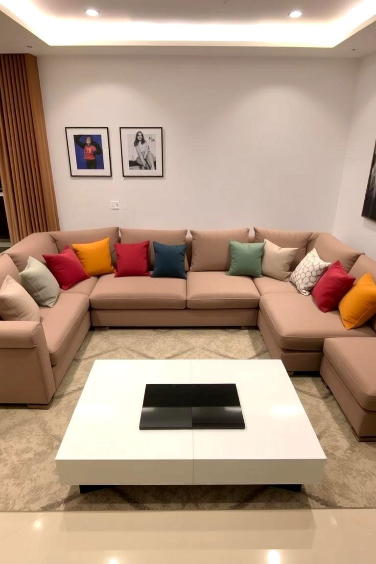 Cozy Sectional Sofa - 24 Living Room Couch Ideas